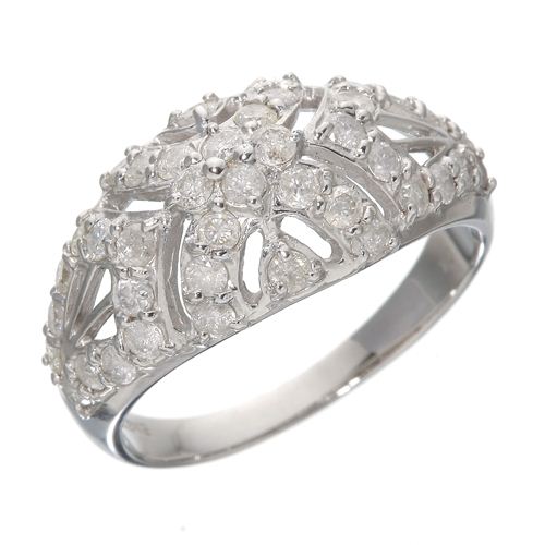 K18 1ctアンティークパヴェリング 11号