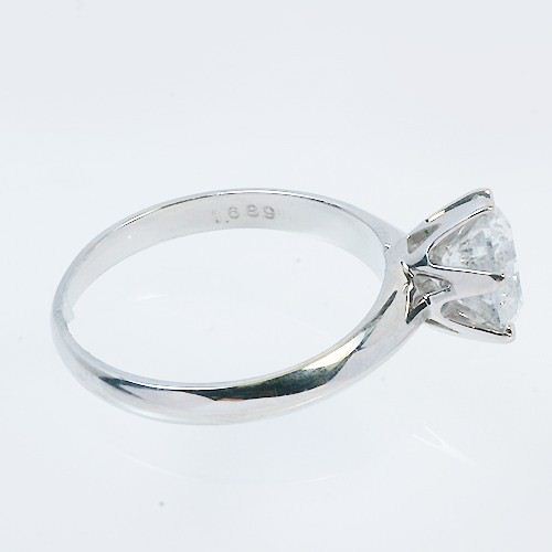 Pt900���嗱1.5ct�_�C�������h�����O 9��