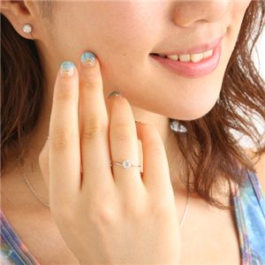 プラチナ0.3t ダイヤリング 9号